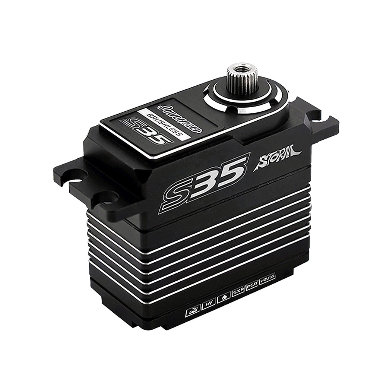 Power HD S35 Silver HV CNC Brushless Digital Servo 35_0KG_0_07sec_8.4 - RC-Zubehoer