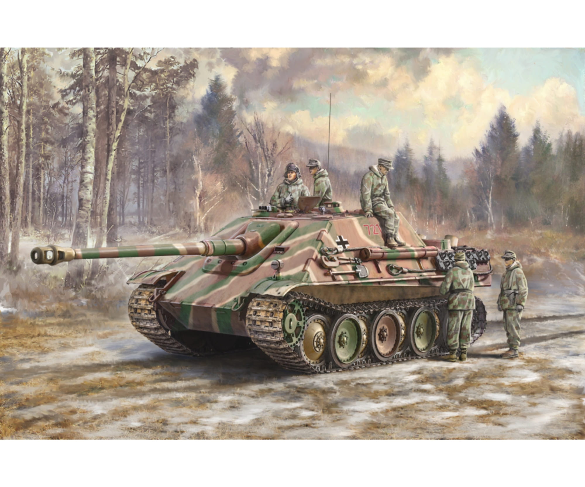 Italeri 1_35 Sd_Kfz.173 Jagdpanther_winter crew Figurenbausatz