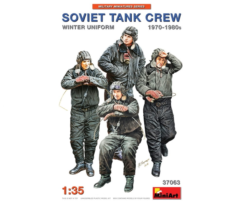 MiniArt 1_35 Figuren Sov_ Panzerbesatz. 70-80s Wint Plastik Modellbau - RC-Zubehoer