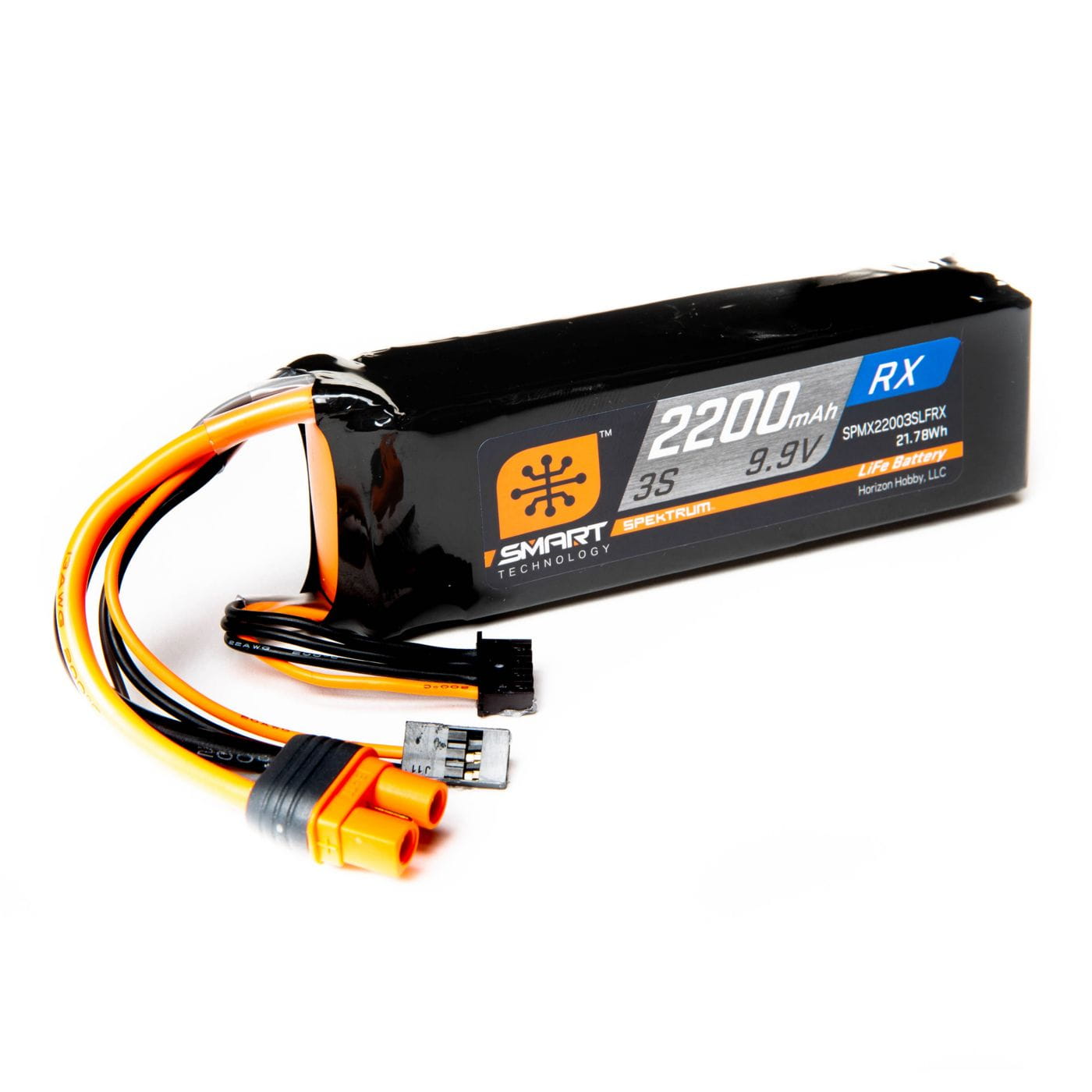 Spektrum LiFe ECU Akku 2200mAh 3S 9.9V Smart IC3 Spektrum LiFe ECU Akku 2200mAh 3S 9.9V Smart IC3
