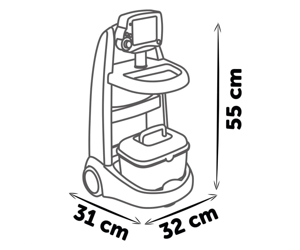 Smoby Elektronischer Doktortrolley