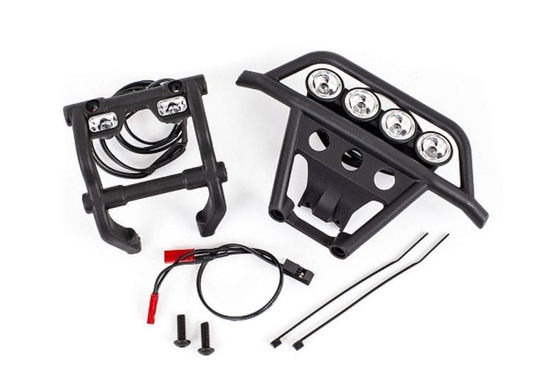 Traxxas LED Licht-Set komplett _mit Bumper v_h _ BEC Y-Kabel_ - RC-Zubehoer