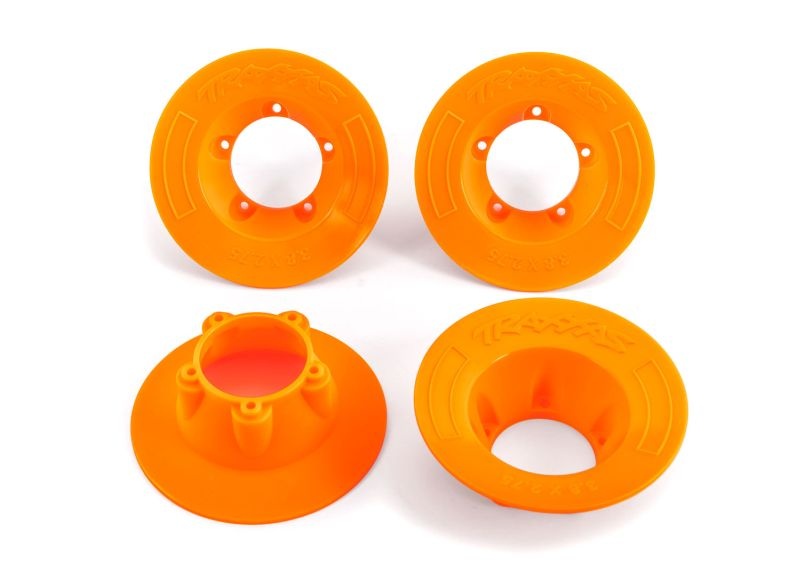 Traxxas Felgen-Abdeckung orange _4_  fuer 9572 Felgen - RC-Zubehoer