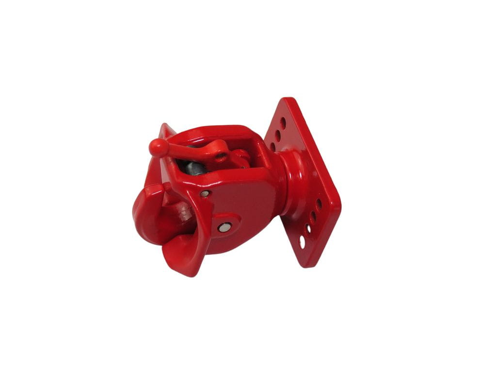 5T 5000Kg Drehbarer Roter Kranhaken Aus Legiertem Stahl Mit Drehöse