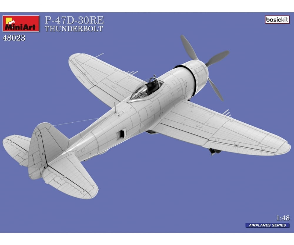 MiniArt 1:48 P-47D-30RE Thunderbolt B Plastik Modellbausatz