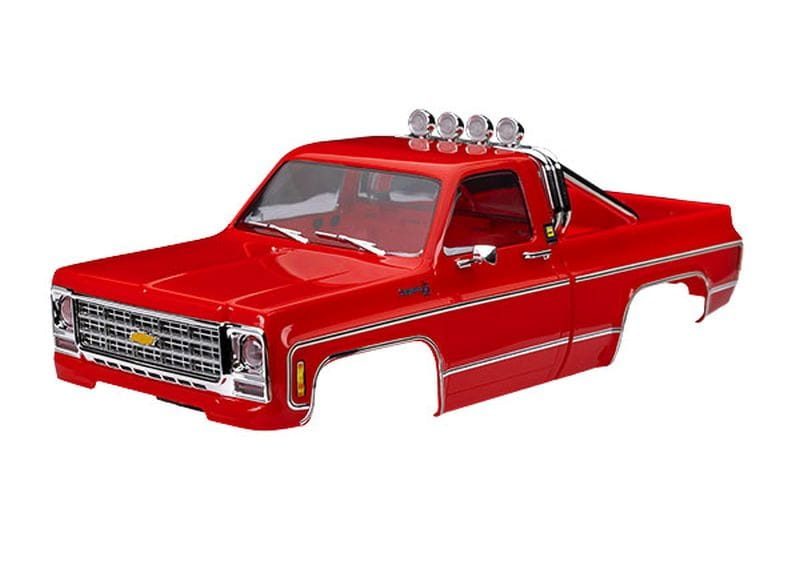 Traxxas Crawler Karosserie TRX-4M High Trail Chevy K10 rot komplett - RC-Zubehoer