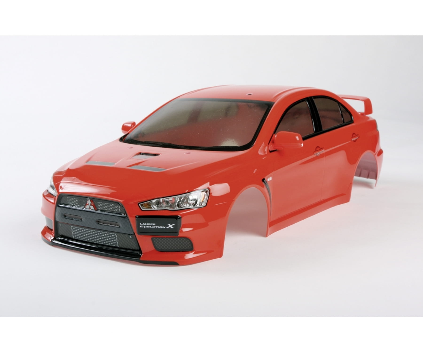 Tamiya Karosserie Mitsubishi Lancer Evo X 1_10 unlackiert aus Lexan_