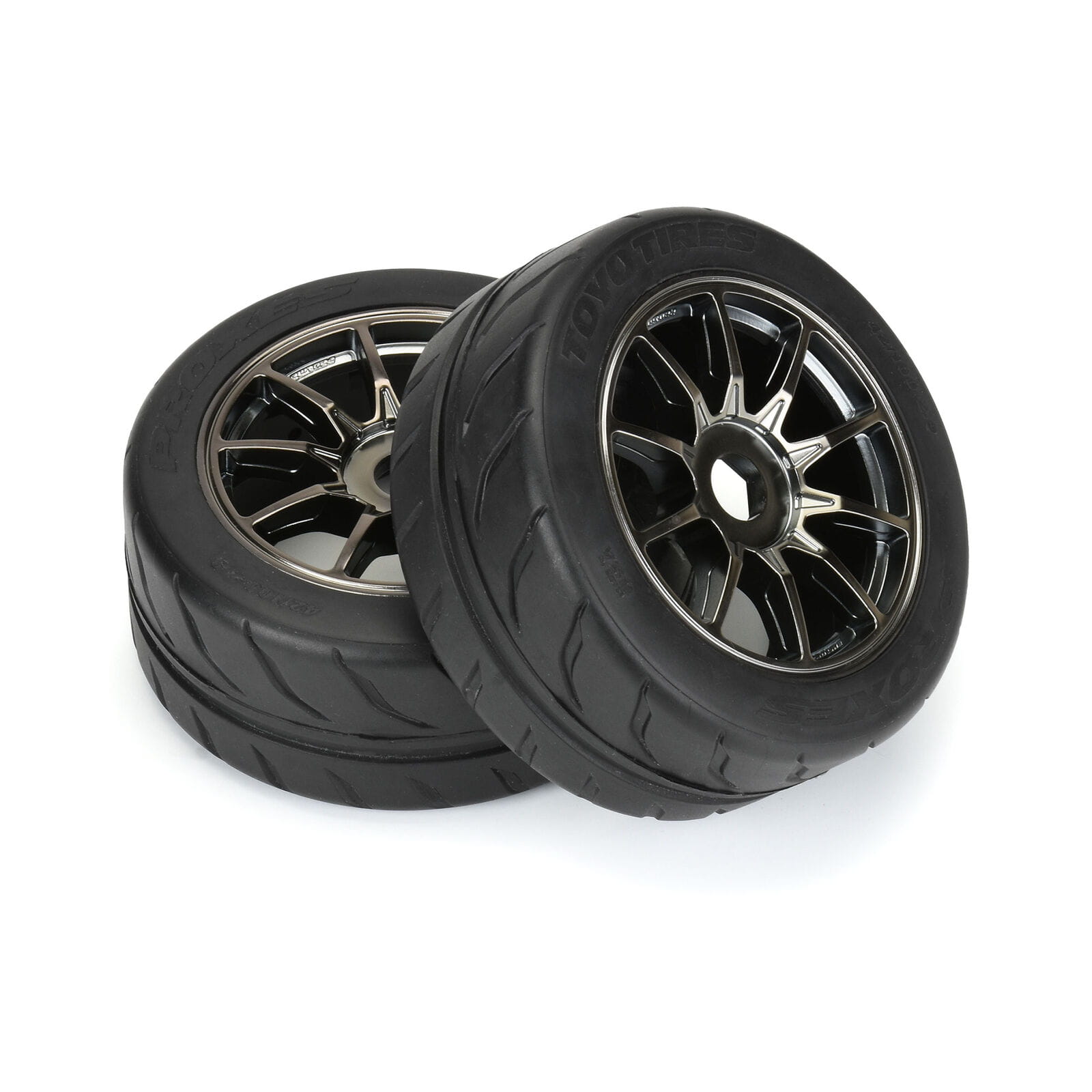 Proline Tourenwagen Reifen 1:7 Toyo Prxs R888R S3 Fr 2.9 Spectre Gunmetal 2St.