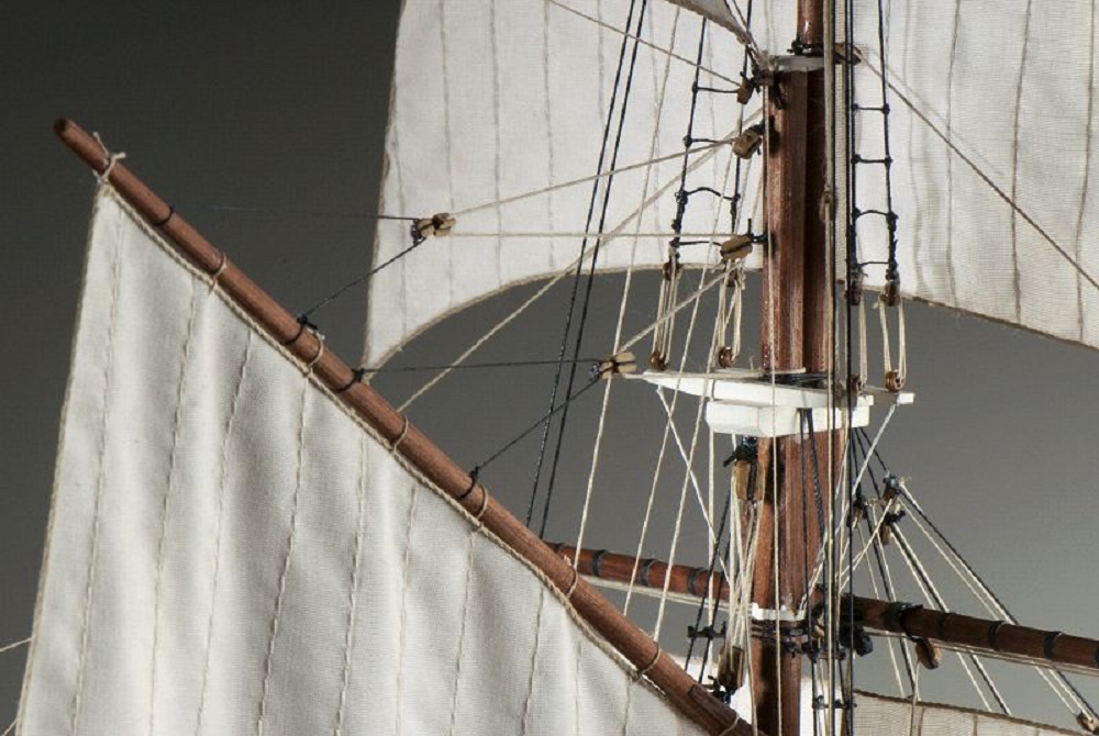Krick Dusek La Belle Poule Segelschulschiff französischen Marine 1:50 Holz Baukasten