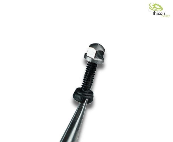 ScaleClub Hutmutter M2x8mm V2A SW 3_0 20Stueck - RC-Zubehoer