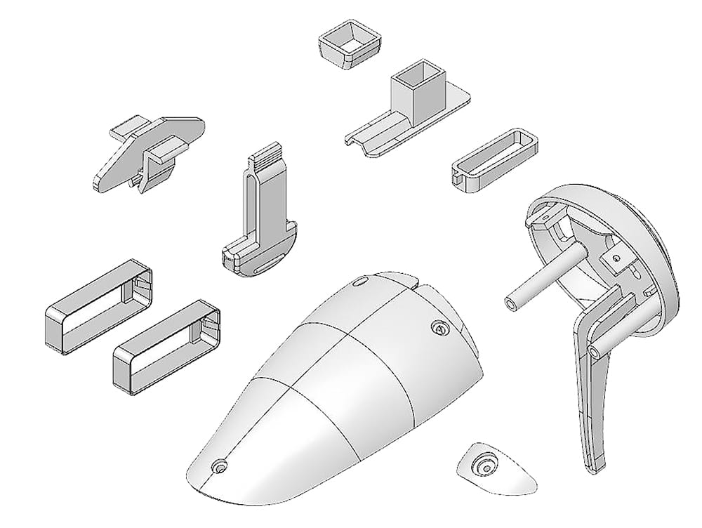 Multiplex Kunststoffteilesatz EasyStar II - RC-Zubehoer