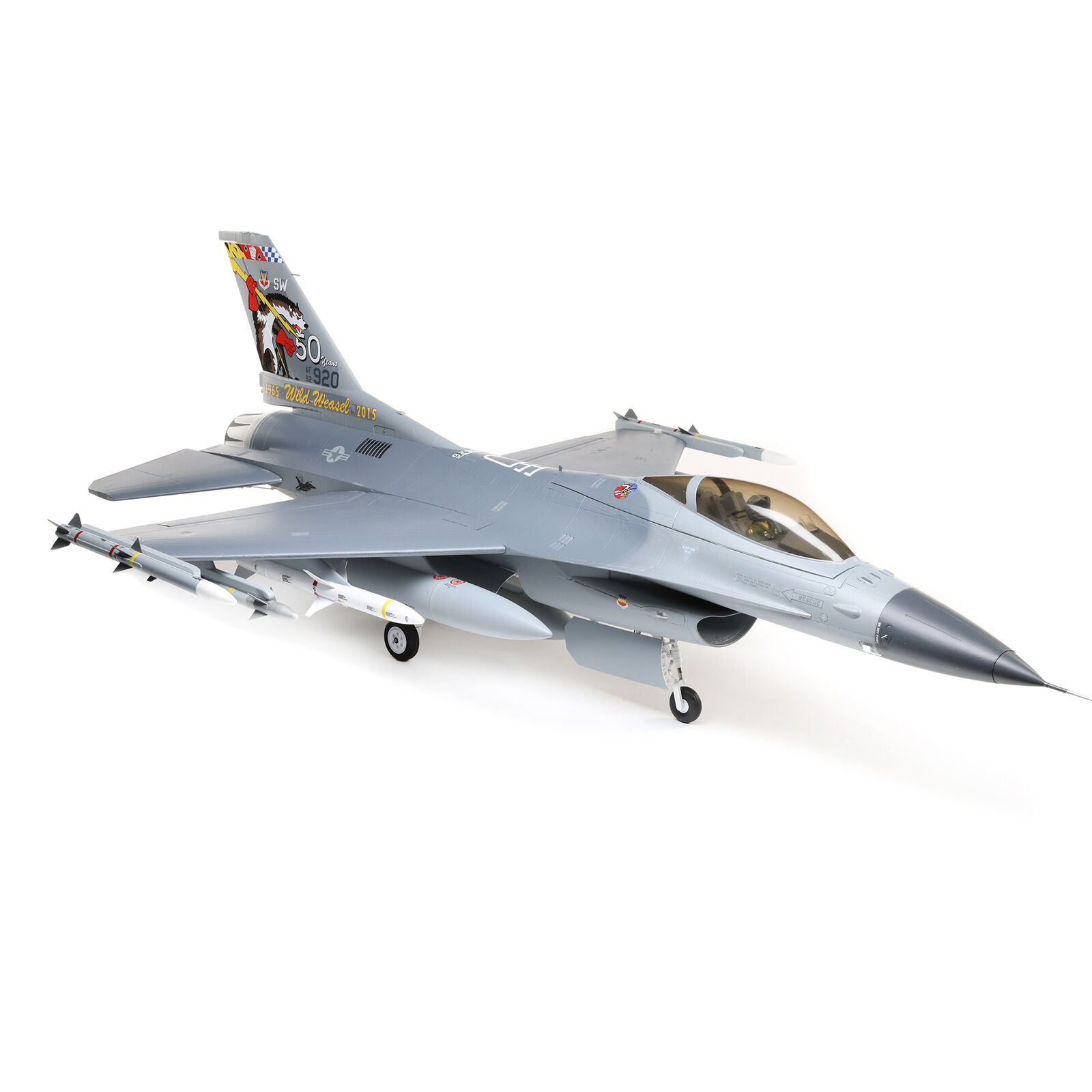 E-flite F-16 Falcon 80mm EDF RC Jet Smart BNF Basic mit SAFE Select - RC-Zubehoer