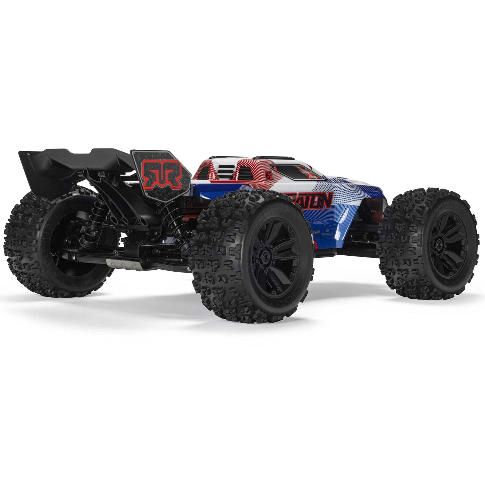 Arrma KRATON 6S BLX V6 RTR 1_8 Speed Truck in Blau-Rot
