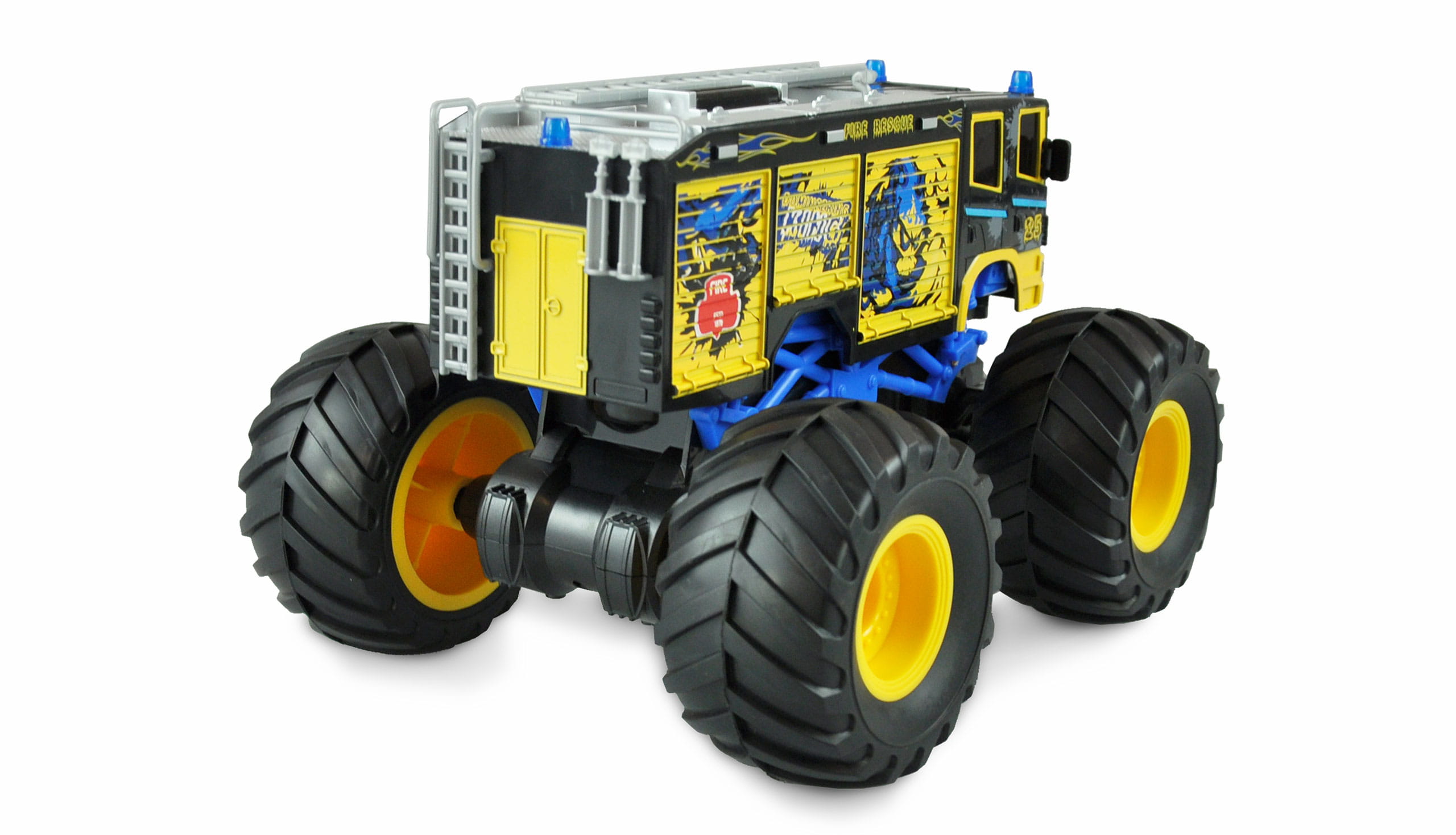 Amewi RC Monster Feuerwehr Truck 1:18, RTR blau