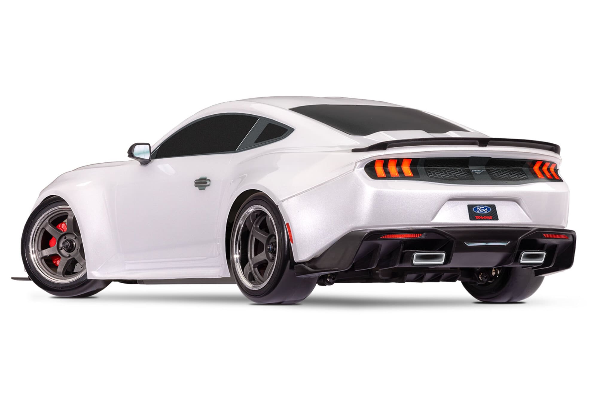 traxxas 4tec ford mustang drift 1_10 2wd rtr weiss Traxxas 4-TEC Ford Mustang Drift weiss 1_10 RTR Modell mit TSM Drift-Technologie und 2WD Antrieb
