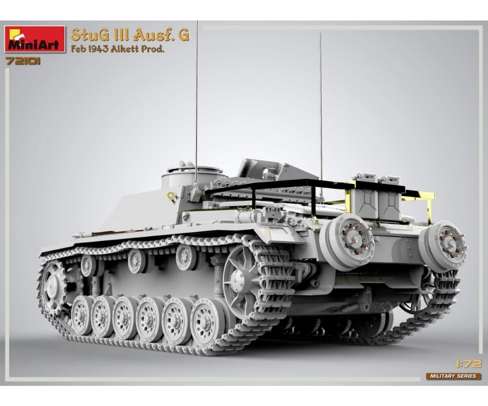 MiniArt 1:72 Deutsches StuG III Ausf.G Prod Plastik Modellbausatz