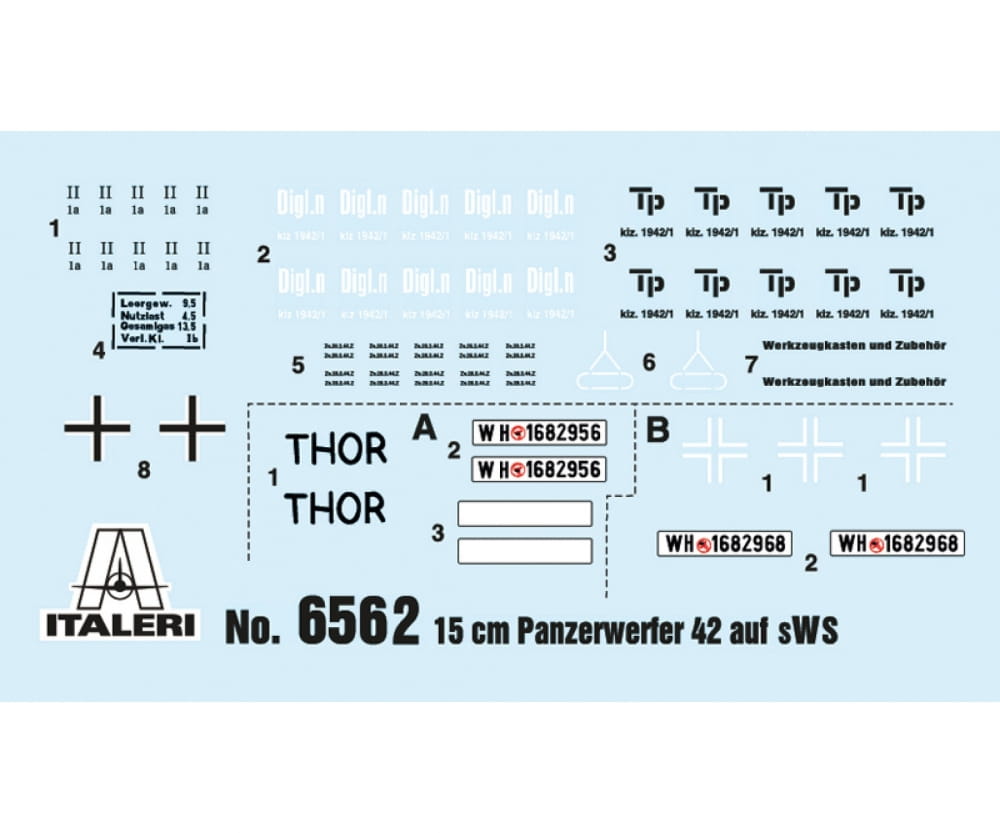 Italeri 1:35 15cm Panzerwerfer 42 auf SWS Italeri 1:35 15cm Panzerwerfer 42 auf SWS