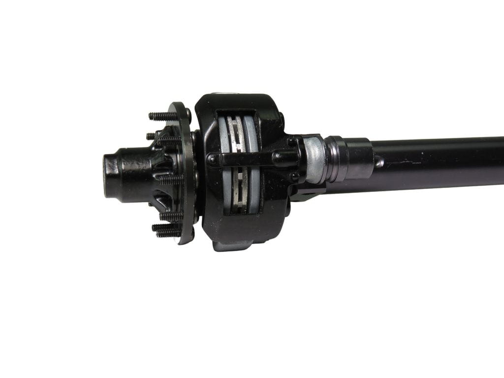 Thicon 1_14 Aufliegerachse Single mit Bremsscheiben und Nabe - RC-Zubehoer