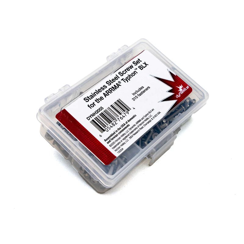 Dynamite Stainless Steel Screw Set_ Arrma Typhoon BLX - RC-Zubehoer