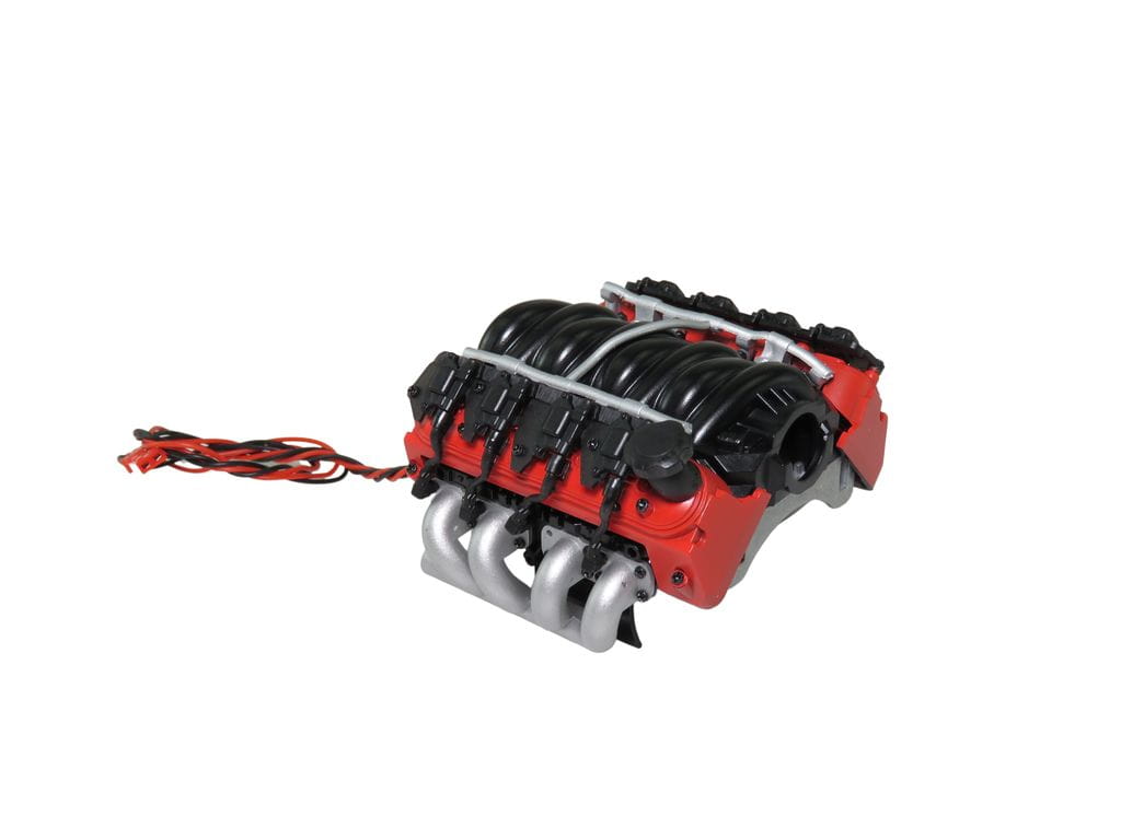 Thicon 1_14_1_10 V8-Motorattrappe fuer 540er Motoren mit Luefter - RC-Zubehoer