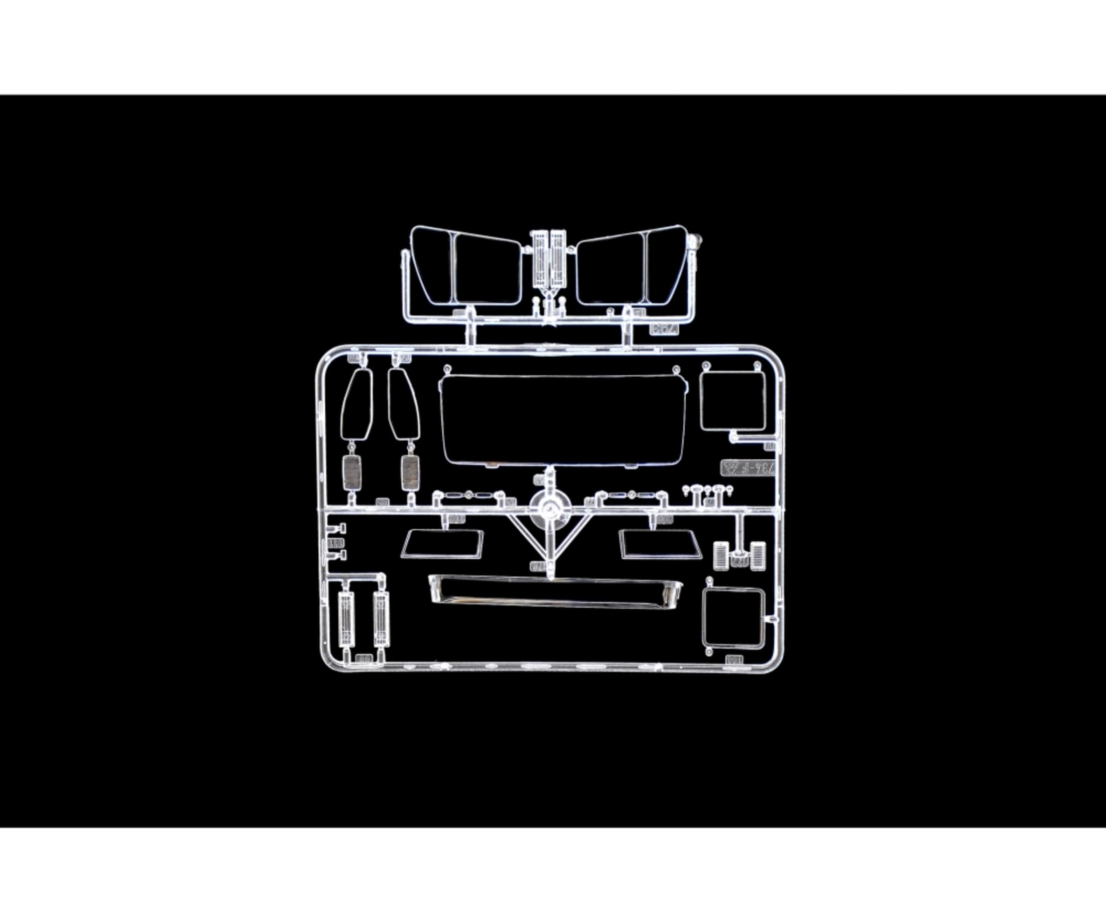 Italeri 1_24 Mercedes Benz SK Eurocab 6x4 Plastik Modellbausatz - RC-Zubehoer