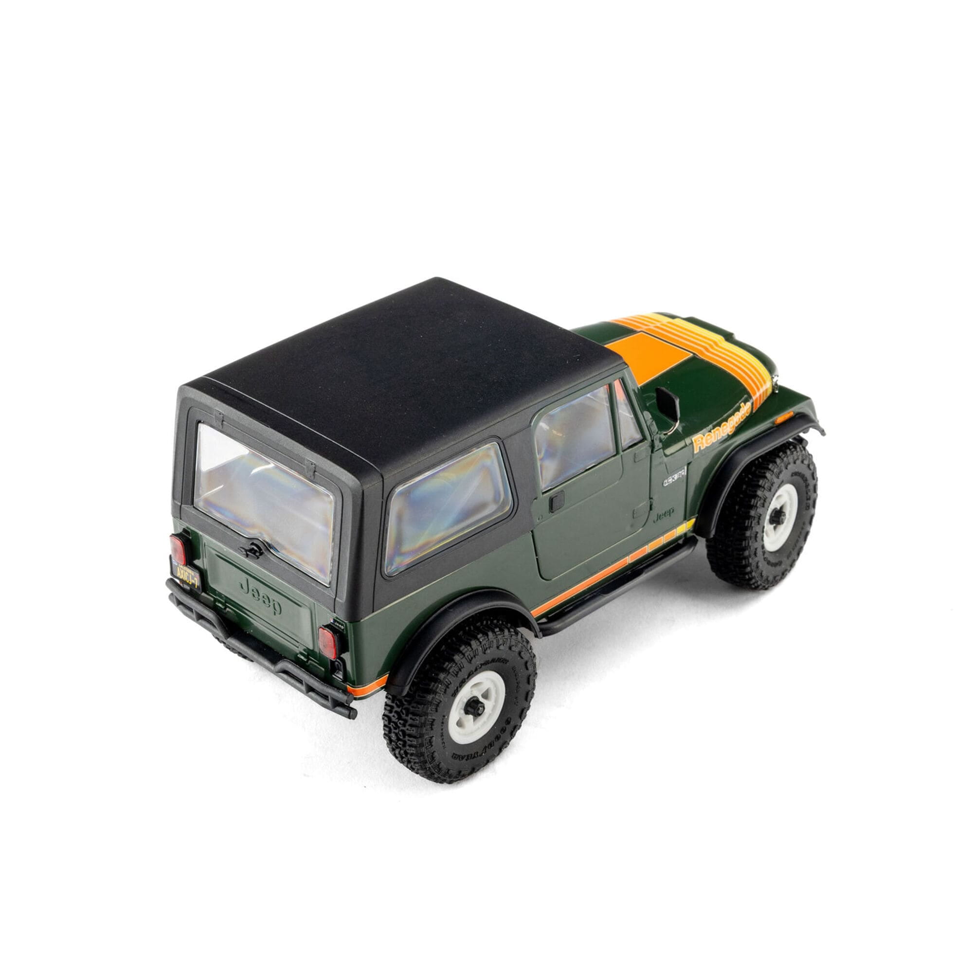 Axial SCX30 Jeep CJ-7 Renegade 1_30 RC Crawler RTR Gruen mit Goodyear Reifen und Allradantrieb