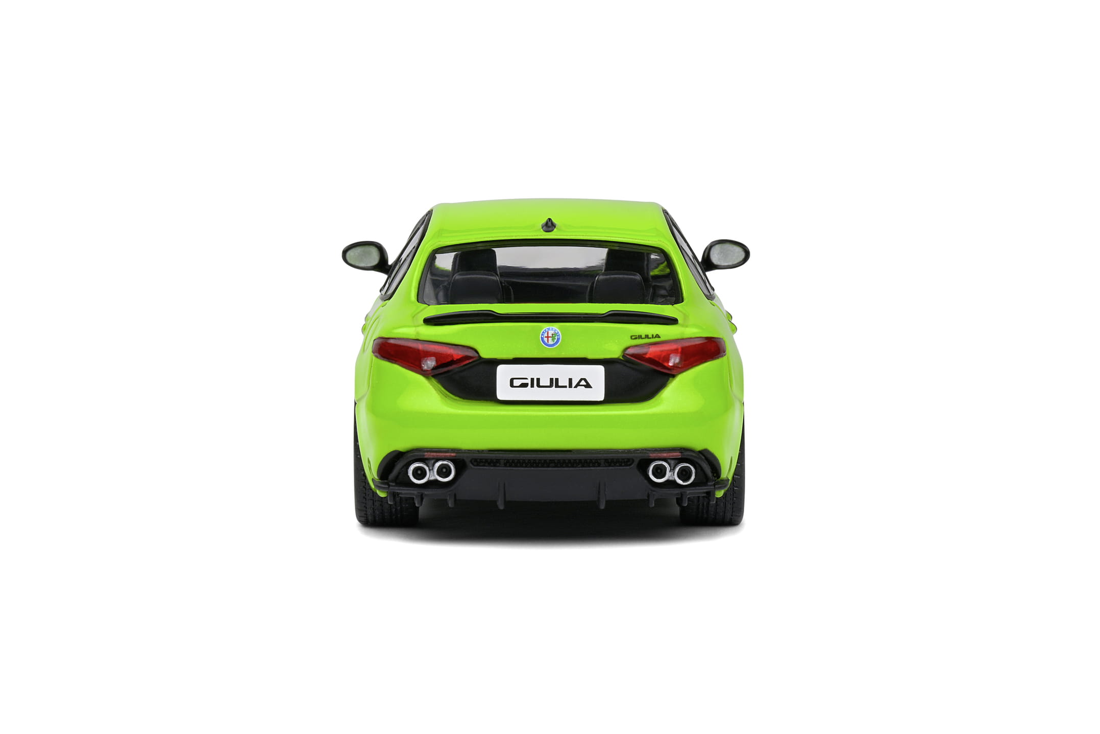 Alfa Romeo Giulia Quadrifoglio 2020 Modellauto in Acid Green 1_43 Solido