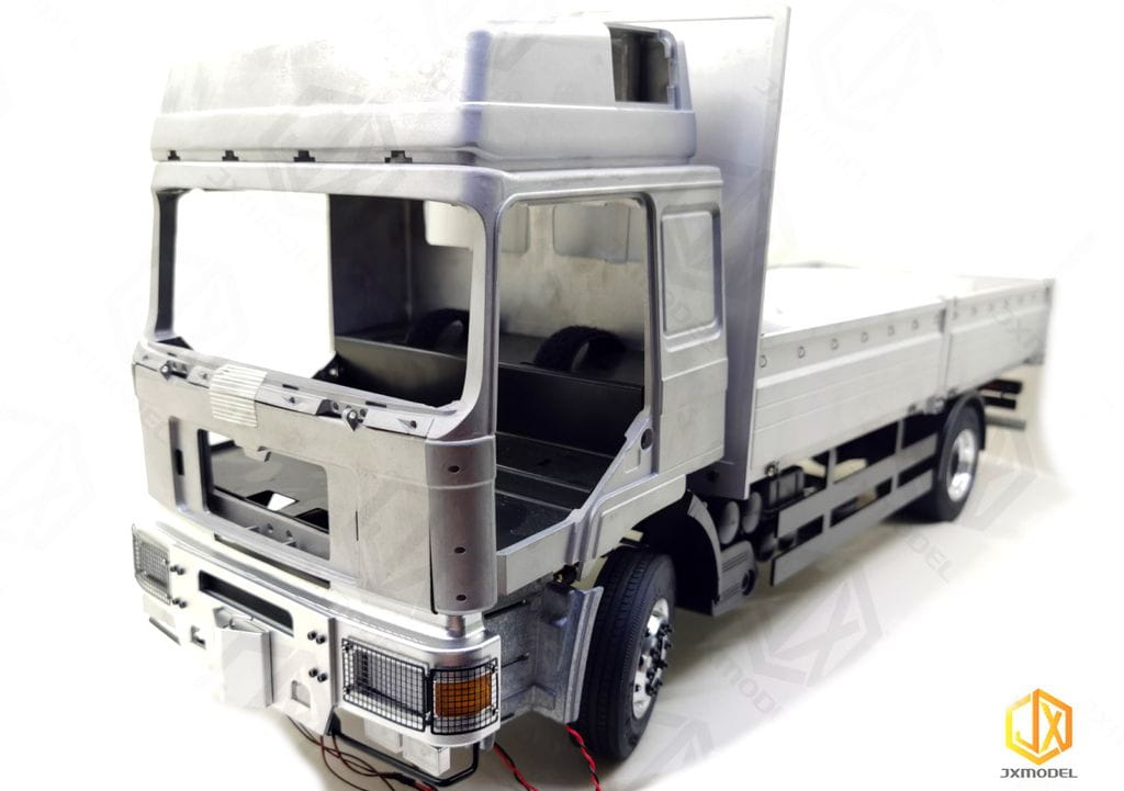 JXModel 1:14 Schwerlaststoßstange aus Alu für MAN F2000 JXModel 1_14 Schwerlaststossstange aus Alu fuer MAN F2000 - RC-Zubehoer