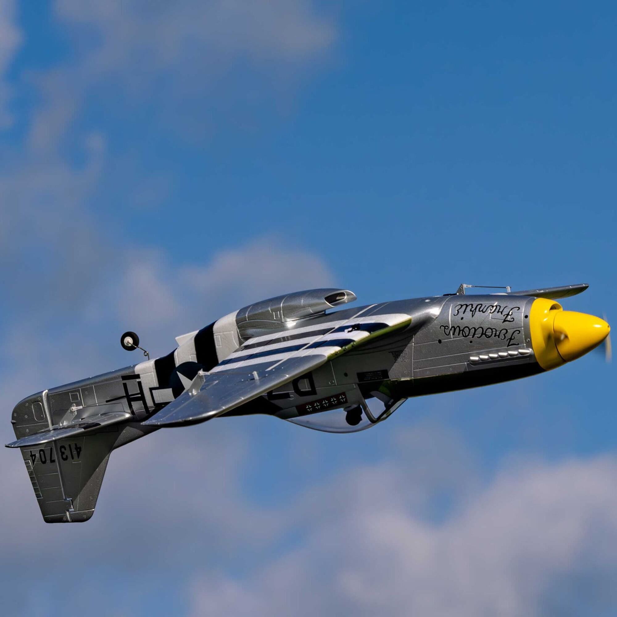 E-flite P51D Mustang 1m BNF Basic mit AS3X und SAFE e-flite-p51d-mustang-1-0m-bnf-rc-flugzeug-as3x-safe