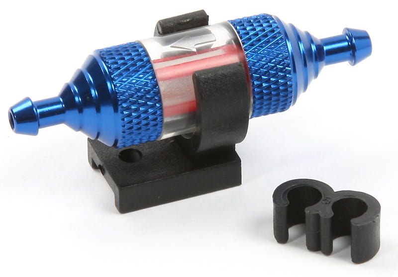 Robitronic Treibstoffilter Transparent Blau - RC-Zubehoer