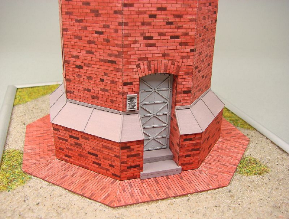 Shipyard Leuchtturm Rotes Kliff Lighthouse Germany 1913 1:72 Laser Kartonbausatz