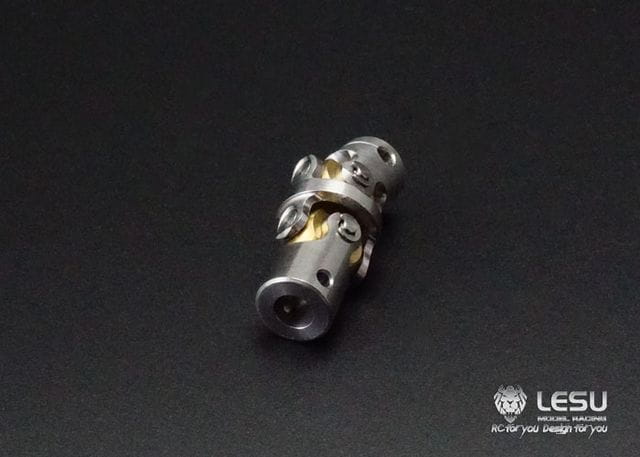 Lesu 1_14 Doppelkreuz-Kardangelenk 30mm lang V2A 5mm Bohrung - RC-Zubehoer