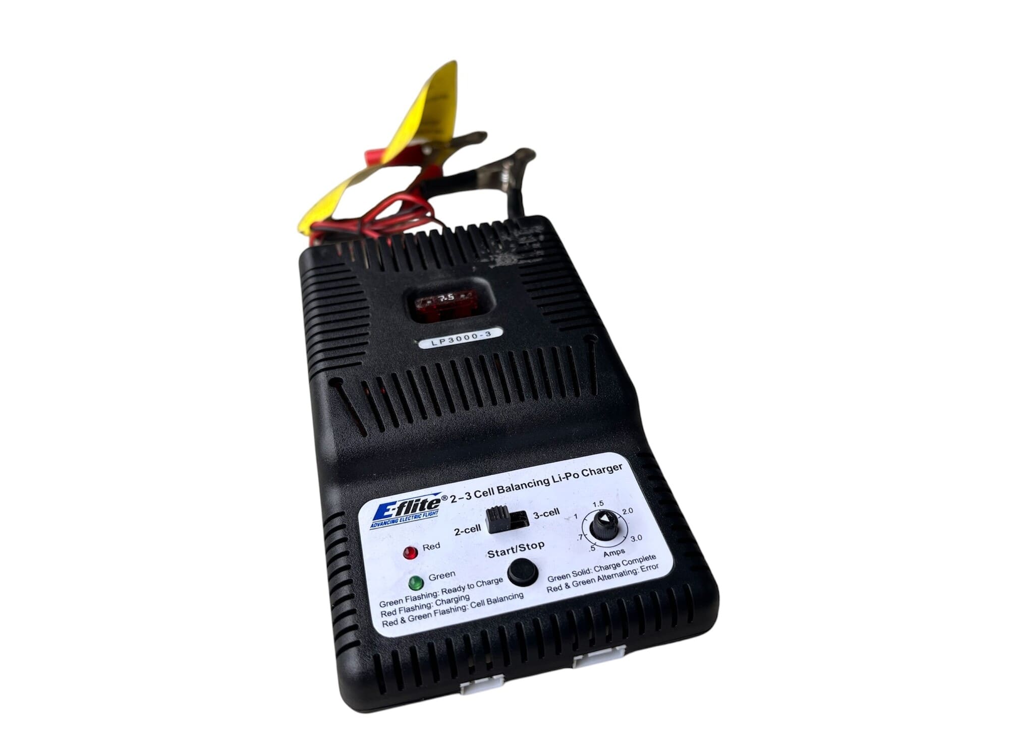 E-flite 12V 2-3S LiPo-Ladegeraet – Ladegeraet fuer LiPo-Akkus mit variabler Ladegeschwindigkeit