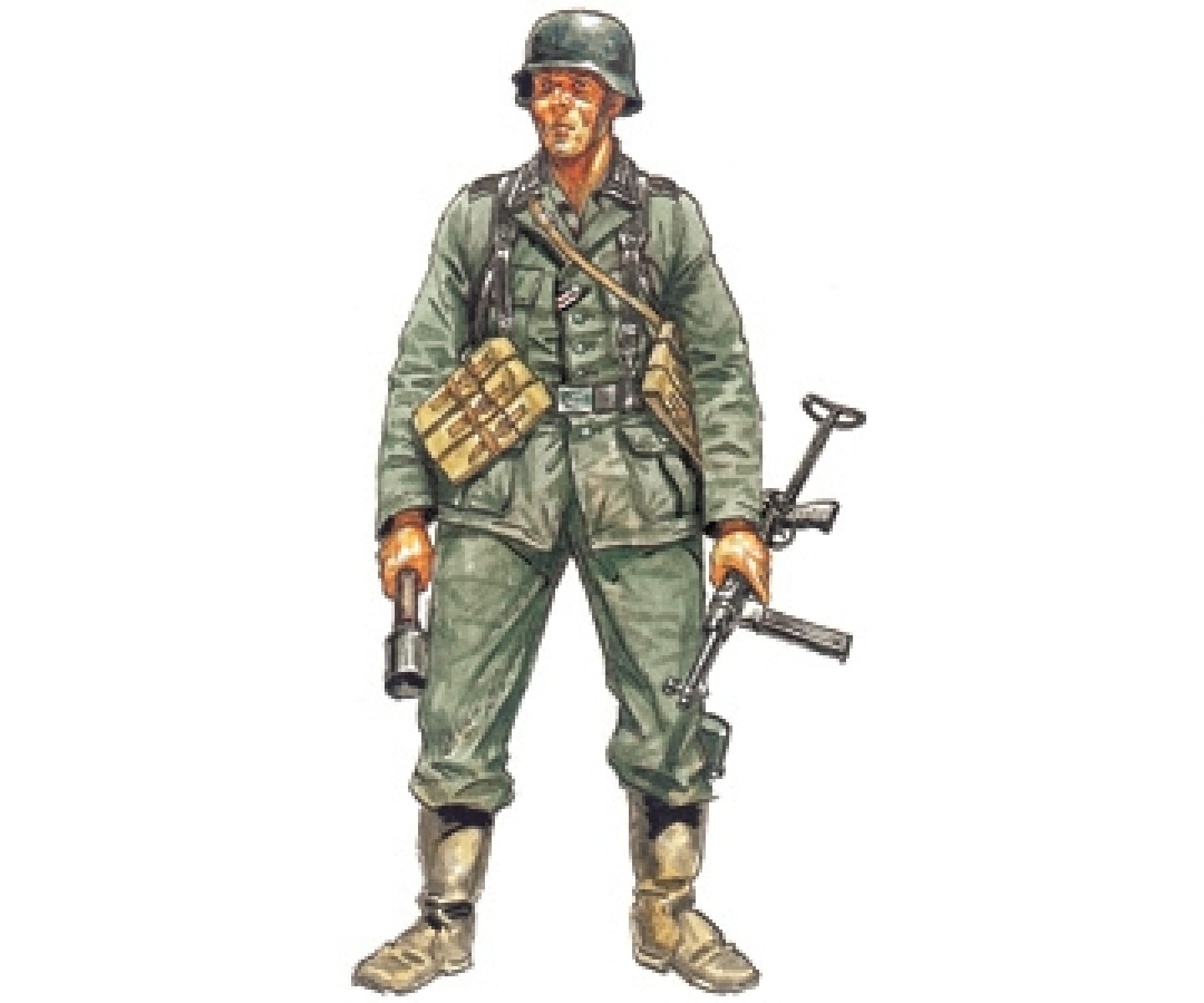 Italeri 1_72 Deutsche Infanterie Modellbausatz mit authentischen Figuren