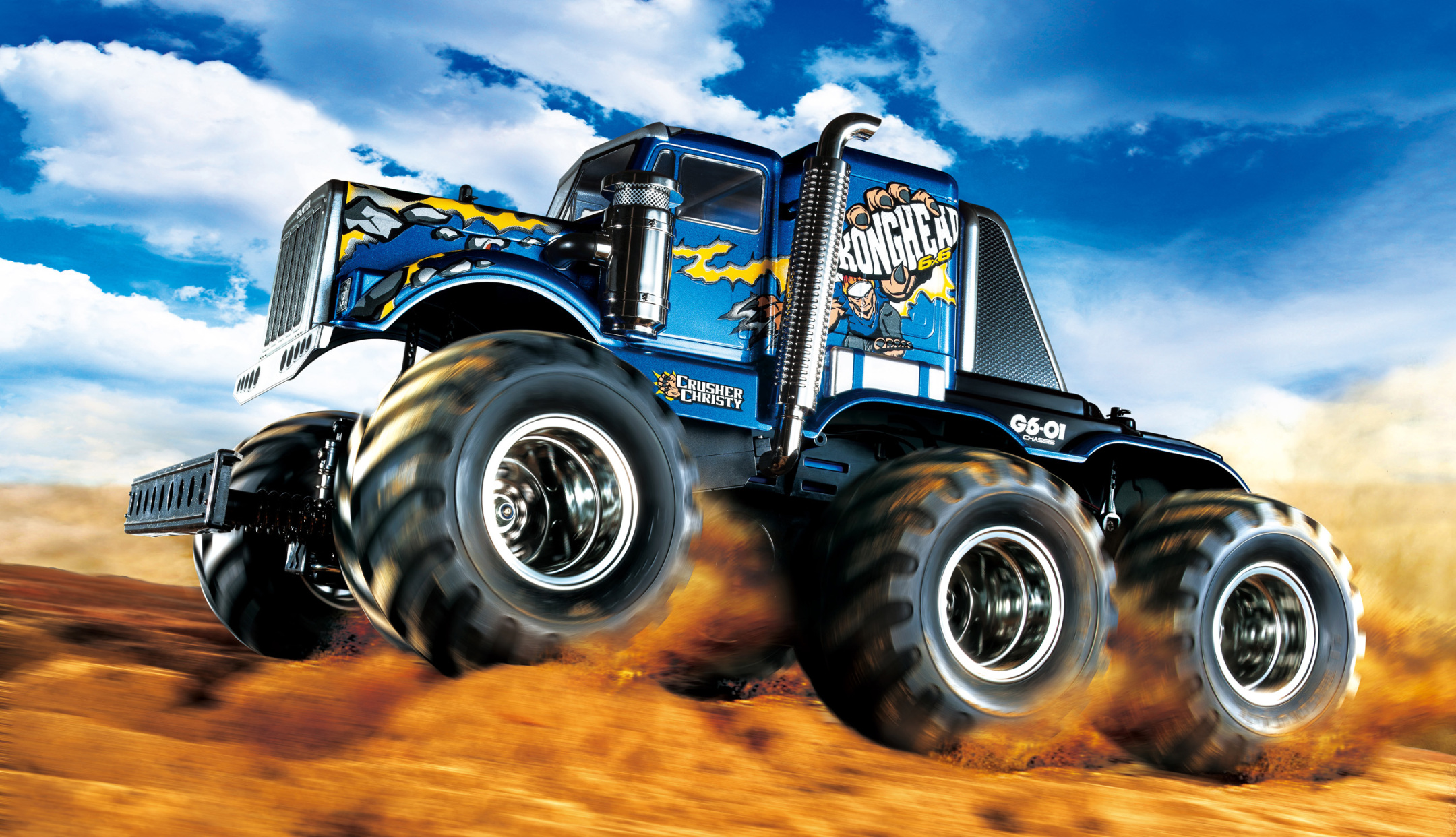 Tamiya RC Monstertruck Konghead 6x6 G6-01 1:18 Bausatz