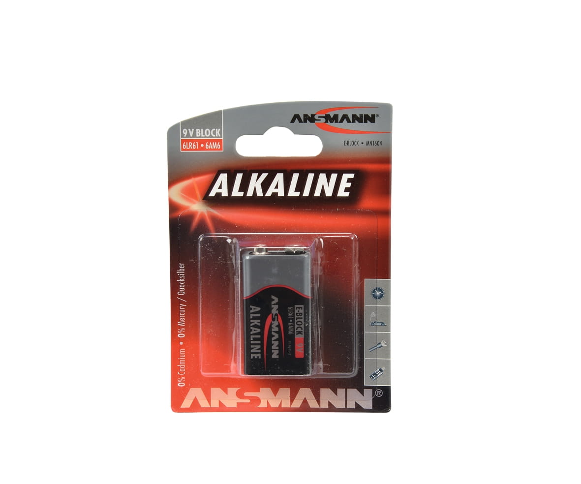 Ansmann Energy 9V-Block-Batterie Alkaline Ansmann Energy 9V-Block-Batterie Alkaline