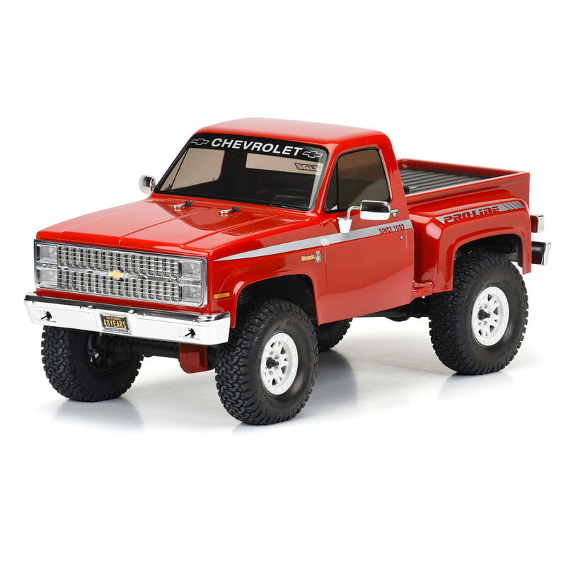 Proline 1982 Chevy K-10 Klar Karosserie Set with Scale Molded Accesories - RC-Zubehoer