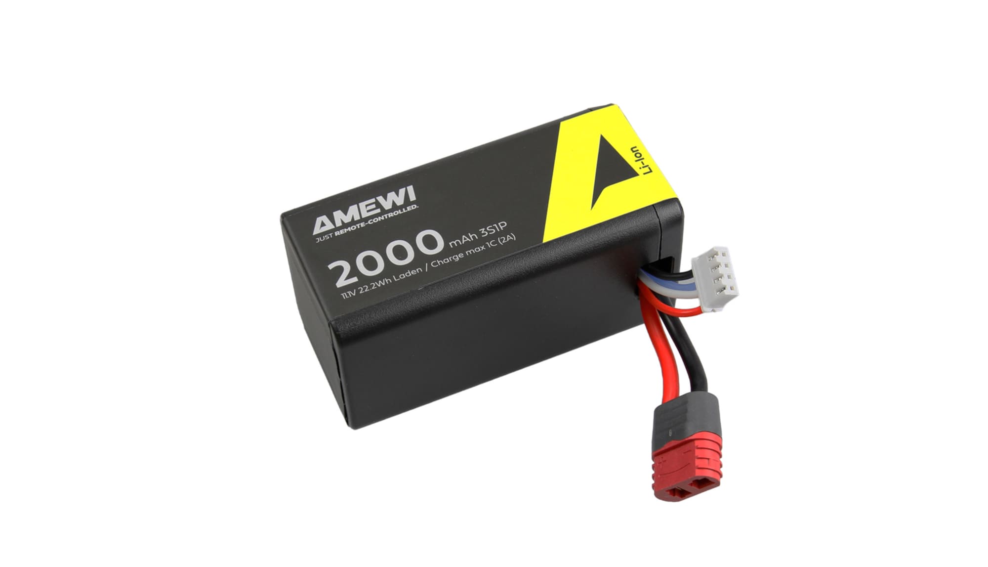 Amewi LiPo Akku 3S 11,1V 2000mAh T-Stecker Hardcase RC Ersatzteil