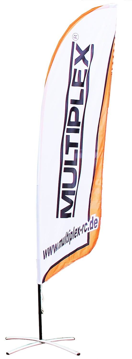 Multiplex MPX-Beachflag mit Bodenhalterung - RC-Zubehoer