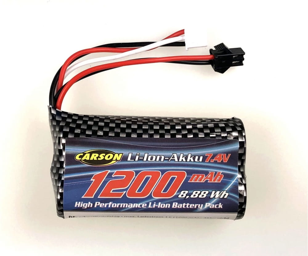 Carson 7_4V 1200mAh Akku Li-ION Race High Performance - RC-Zubehoer