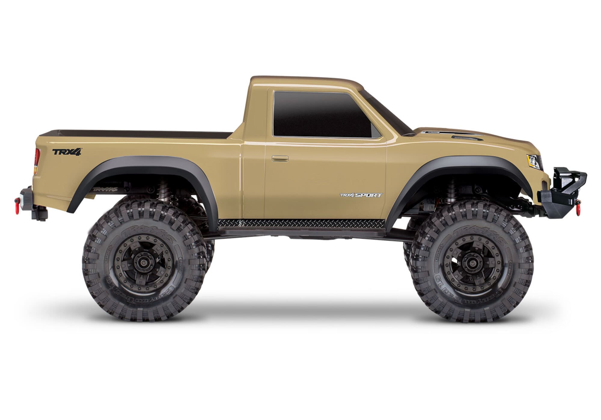 TRAXXAS TRX-4 Sport 4x4 Crawler 1_10 Tan RTR mit Portalachsen und Aluminium Stossdaempfern