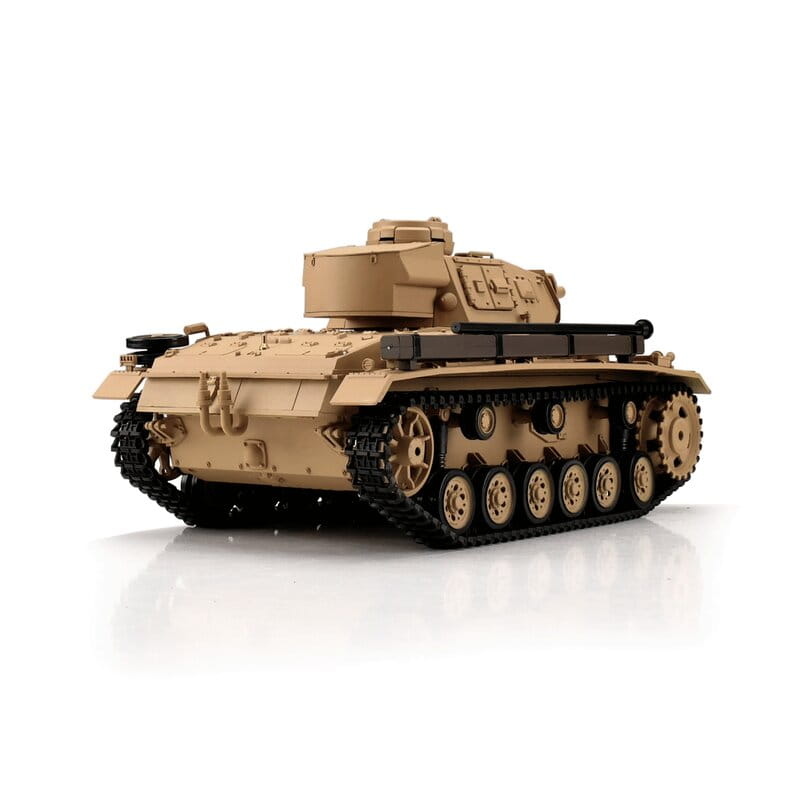 Torro 1:16 RC Panzer III Ausf. H sand BB+IR