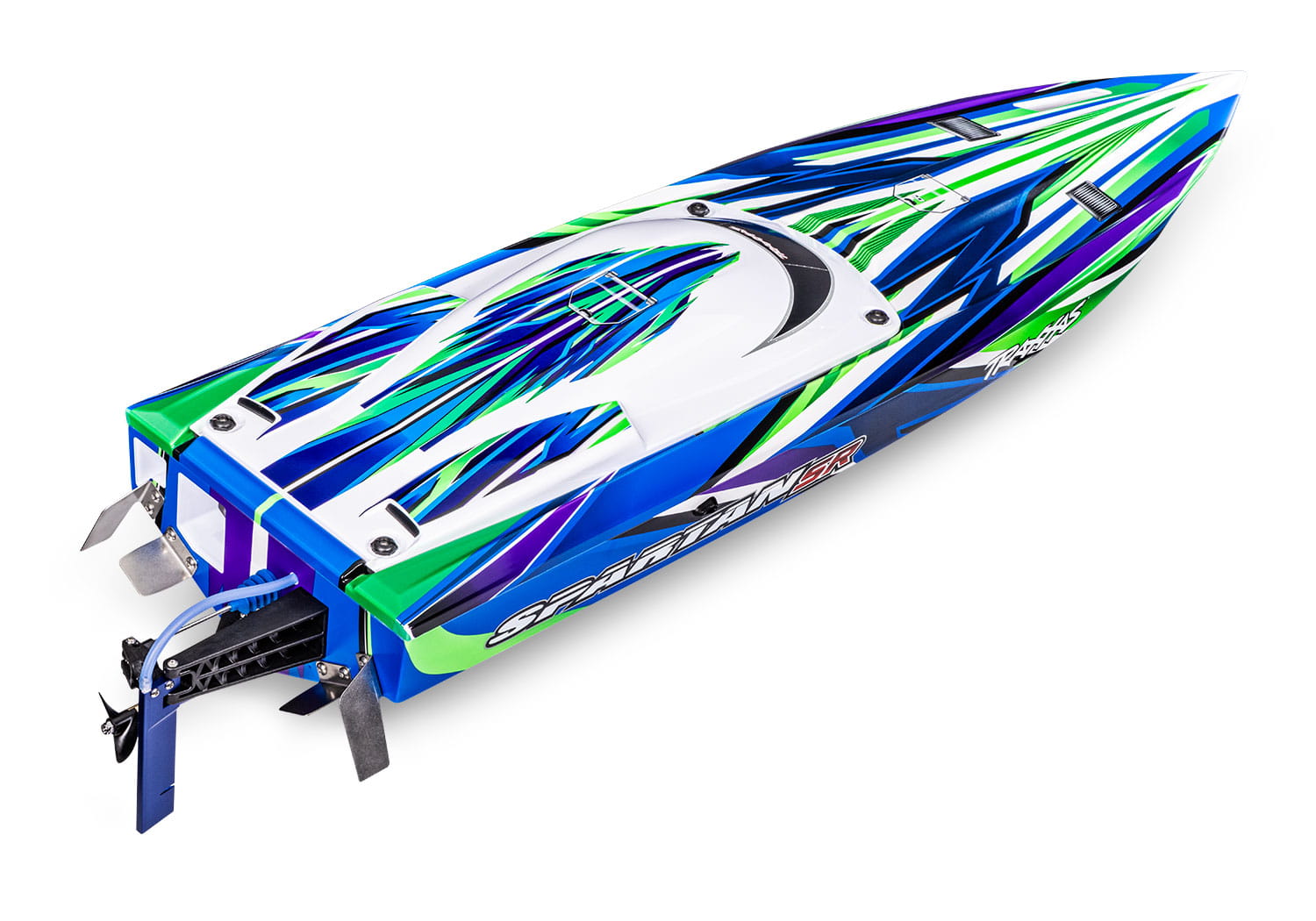 TRAXXAS Spartan SR Brushless RC-Boot 36 Zoll Gruen