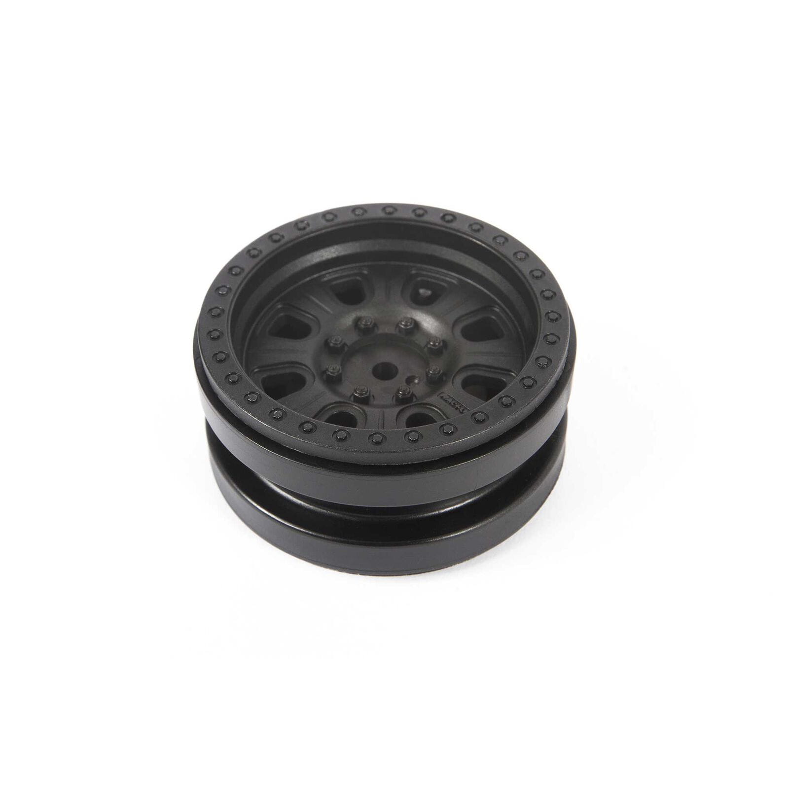 Axial 1.9 3pc. Raceline Monster Beadlock Wheels Blk (2) Axial 1.9 3pc. Raceline Monster Beadlock Wheels Blk (2)