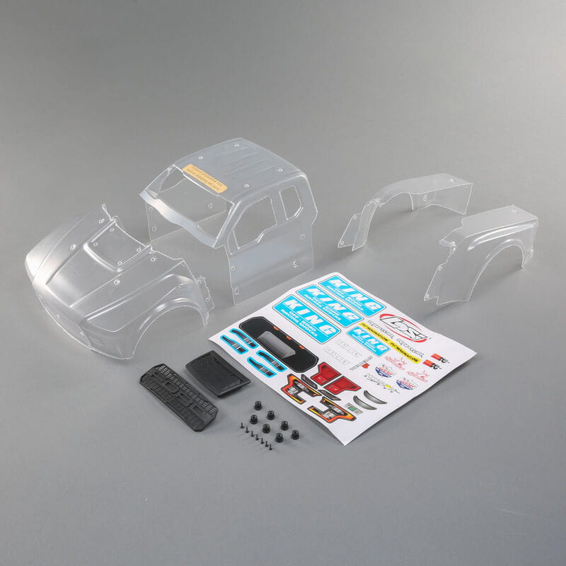 Losi Ford Raptor Body Set (Clear): Baja Rey