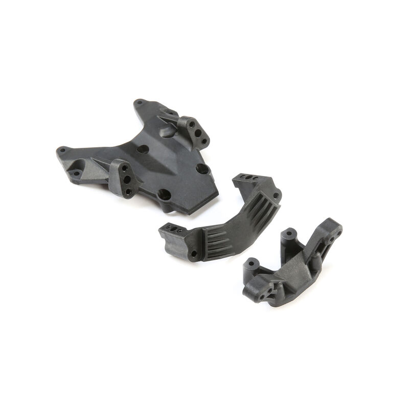 Losi Bulkhead_ Camber Block - Servo Mount_ 22S - RC-Zubehoer