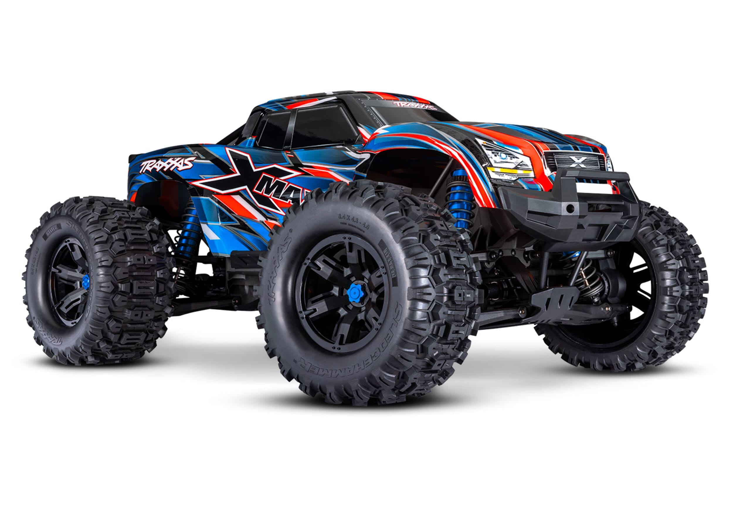 Traxxas XMaxx Monstertruck Belted Edition 1_7 Blau fertigmodell Traxxas X-Maxx Monstertruck Belted 1_7 RTR Blau