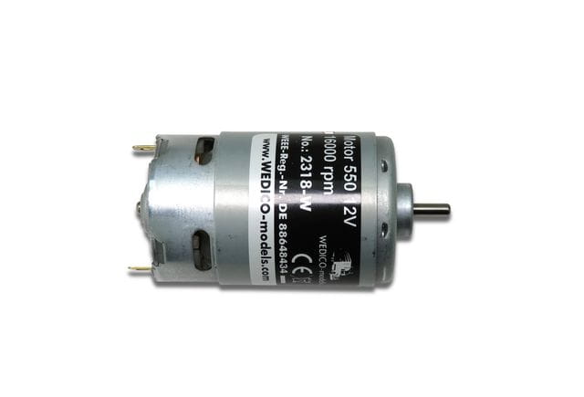 Wedico Motor 550 12V 16000 U_Min - RC-Zubehoer