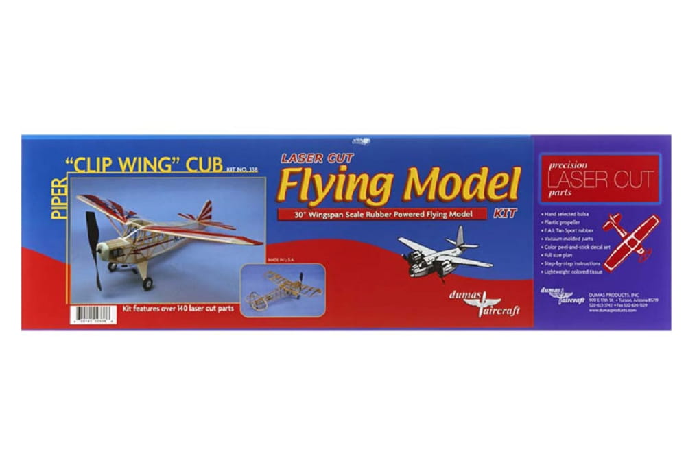 Dumas Aircraft Piper Clip Wing" Cup Lasercut Balsabausatz"