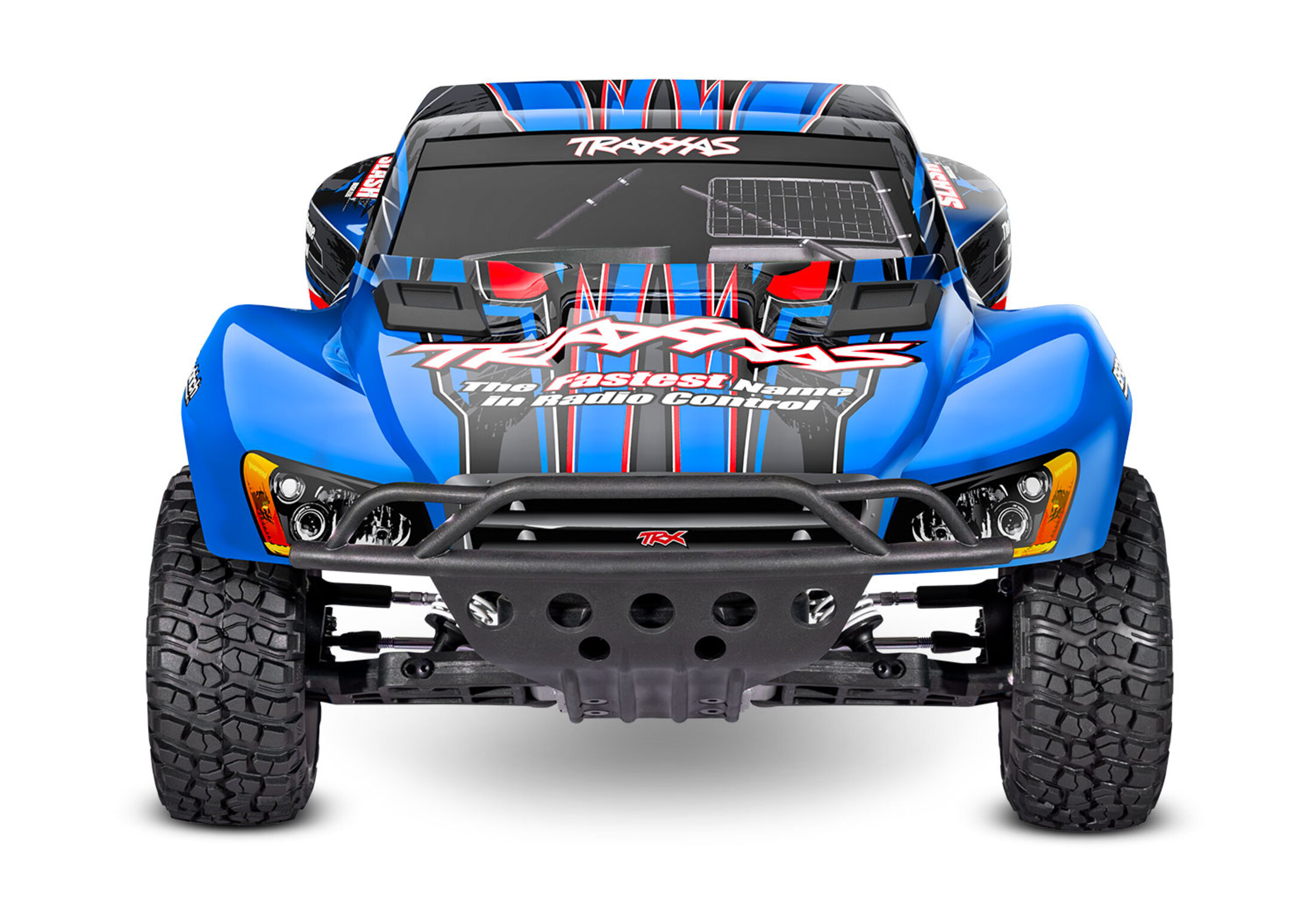 traxxas slash brushless rtr short course truck blau